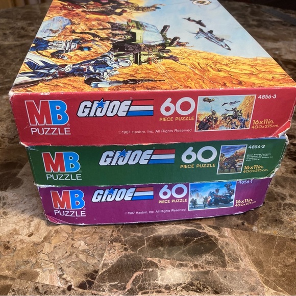 (3) 1987 G.I.Joe Puzzles - Picture 5 of 14